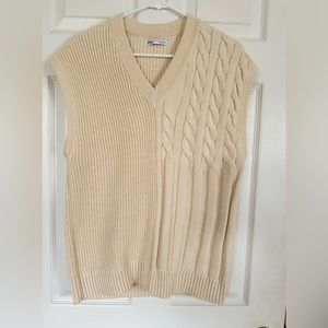 Zara knit vest M